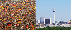 staden Berlin och tyska fotbollsfans